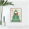 Picture of Holiday Cranberry Champagne _GroupedProduct_Rectangle_Portrait_Canvas_Framed_