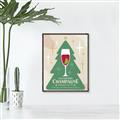 Picture of Holiday Cranberry Champagne _GroupedProduct_Rectangle_Portrait_Canvas_Framed_