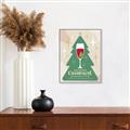 Picture of Holiday Cranberry Champagne _GroupedProduct_Rectangle_Portrait_Canvas_Framed_