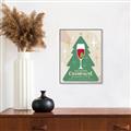 Picture of Holiday Cranberry Champagne _GroupedProduct_Rectangle_Portrait_Canvas_Framed_