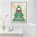 Picture of Holiday Cranberry Champagne _GroupedProduct_Rectangle_Portrait_Canvas_Framed_