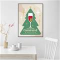 Picture of Holiday Cranberry Champagne _GroupedProduct_Rectangle_Portrait_Canvas_Framed_
