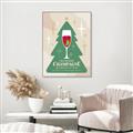 Picture of Holiday Cranberry Champagne _GroupedProduct_Rectangle_Portrait_Canvas_Framed_