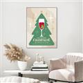 Picture of Holiday Cranberry Champagne _GroupedProduct_Rectangle_Portrait_Canvas_Framed_