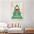 Picture of Holiday Cranberry Champagne _GroupedProduct_Rectangle_Portrait_Canvas_Framed_