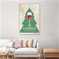 Picture of Holiday Cranberry Champagne _GroupedProduct_Rectangle_Portrait_Canvas_Framed_