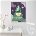 Picture of Christmas Mint Tea _GroupedProduct_Rectangle_Portrait_Canvas_Framed_