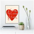 Picture of Je T'aime _GroupedProduct_Rectangle_Portrait_Canvas_Framed_