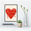 Picture of Je T'aime _GroupedProduct_Rectangle_Portrait_Canvas_Framed_