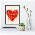 Picture of Je T'aime _GroupedProduct_Rectangle_Portrait_Canvas_Framed_
