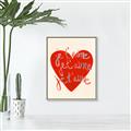 Picture of Je T'aime _GroupedProduct_Rectangle_Portrait_Canvas_Framed_