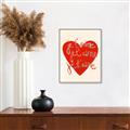 Picture of Je T'aime _GroupedProduct_Rectangle_Portrait_Canvas_Framed_