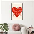 Picture of Je T'aime _GroupedProduct_Rectangle_Portrait_Canvas_Framed_