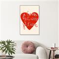Picture of Je T'aime _GroupedProduct_Rectangle_Portrait_Canvas_Framed_