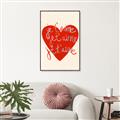 Picture of Je T'aime _GroupedProduct_Rectangle_Portrait_Canvas_Framed_