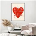 Picture of Je T'aime _GroupedProduct_Rectangle_Portrait_Canvas_Framed_