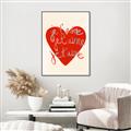 Picture of Je T'aime _GroupedProduct_Rectangle_Portrait_Canvas_Framed_