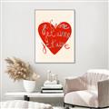 Picture of Je T'aime _GroupedProduct_Rectangle_Portrait_Canvas_Framed_