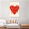 Picture of Je T'aime _GroupedProduct_Rectangle_Portrait_Canvas_Framed_