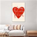 Picture of Je T'aime _GroupedProduct_Rectangle_Portrait_Canvas_Framed_