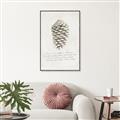 Picture of Pinecone Tidings I _GroupedProduct_Rectangle_Portrait_Canvas_Framed_