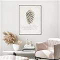 Picture of Pinecone Tidings I _GroupedProduct_Rectangle_Portrait_Canvas_Framed_
