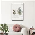 Picture of Pinecone Tidings II _GroupedProduct_Rectangle_Portrait_Canvas_Framed_