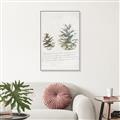 Picture of Pinecone Tidings II _GroupedProduct_Rectangle_Portrait_Canvas_Framed_