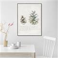 Picture of Pinecone Tidings II _GroupedProduct_Rectangle_Portrait_Canvas_Framed_