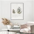 Picture of Pinecone Tidings II _GroupedProduct_Rectangle_Portrait_Canvas_Framed_