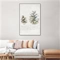 Picture of Pinecone Tidings II _GroupedProduct_Rectangle_Portrait_Canvas_Framed_