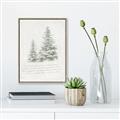 Picture of Winter Wonderland Trees _GroupedProduct_Rectangle_Portrait_Canvas_Framed_