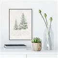 Picture of Winter Wonderland Trees _GroupedProduct_Rectangle_Portrait_Canvas_Framed_