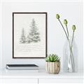 Picture of Winter Wonderland Trees _GroupedProduct_Rectangle_Portrait_Canvas_Framed_