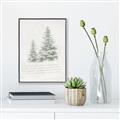 Picture of Winter Wonderland Trees _GroupedProduct_Rectangle_Portrait_Canvas_Framed_