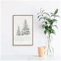 Picture of Winter Wonderland Trees _GroupedProduct_Rectangle_Portrait_Canvas_Framed_
