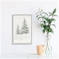Picture of Winter Wonderland Trees _GroupedProduct_Rectangle_Portrait_Canvas_Framed_