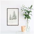 Picture of Winter Wonderland Trees _GroupedProduct_Rectangle_Portrait_Canvas_Framed_