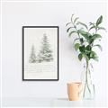 Picture of Winter Wonderland Trees _GroupedProduct_Rectangle_Portrait_Canvas_Framed_