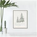 Picture of Winter Wonderland Trees _GroupedProduct_Rectangle_Portrait_Canvas_Framed_