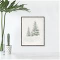 Picture of Winter Wonderland Trees _GroupedProduct_Rectangle_Portrait_Canvas_Framed_