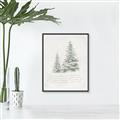 Picture of Winter Wonderland Trees _GroupedProduct_Rectangle_Portrait_Canvas_Framed_