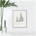 Picture of Winter Wonderland Trees _GroupedProduct_Rectangle_Portrait_Canvas_Framed_