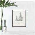 Picture of Winter Wonderland Trees _GroupedProduct_Rectangle_Portrait_Canvas_Framed_