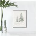Picture of Winter Wonderland Trees _GroupedProduct_Rectangle_Portrait_Canvas_Framed_