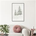 Picture of Winter Wonderland Trees _GroupedProduct_Rectangle_Portrait_Canvas_Framed_