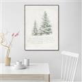 Picture of Winter Wonderland Trees _GroupedProduct_Rectangle_Portrait_Canvas_Framed_