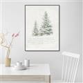 Picture of Winter Wonderland Trees _GroupedProduct_Rectangle_Portrait_Canvas_Framed_