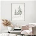 Picture of Winter Wonderland Trees _GroupedProduct_Rectangle_Portrait_Canvas_Framed_