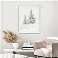Picture of Winter Wonderland Trees _GroupedProduct_Rectangle_Portrait_Canvas_Framed_